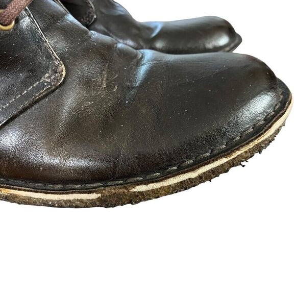 Ugg 3275 Leighton Chukka Lace Up Brown Leather Mens Ankle Boots Shoes sz 10 - Picture 15 of 16